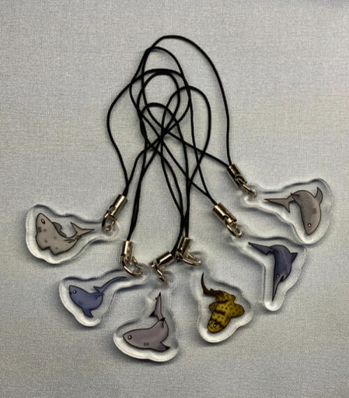 Shark phone charms